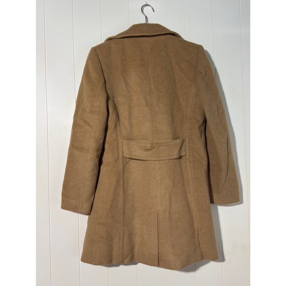 Larry Levine · Camel Hair Coat · Natural Tan/Camel · Size 4· Single Breasted - Picture 2 of 8
